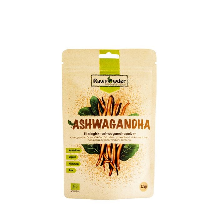 Ekologiskt Ashwagandhapulver 125 g Ekologiskt Ashwagandhapulver 125 g
