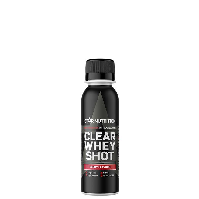 Clear Whey Protein Shot, 100 ml, Berry Clear Whey Vassleprotein Shot 100 ml Berry
