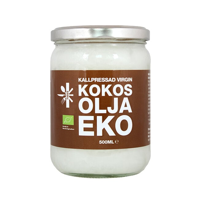 Kallpressad Virgin Kokosolja EKO 500 ml  Kallpressad Virgin Kokosolja EKO 500 ml