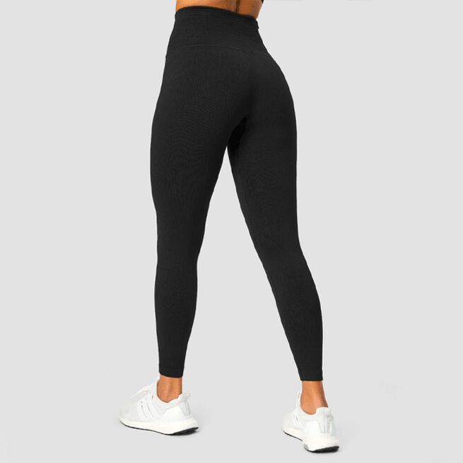 Ribbed Define Seamless Pocket Tights, Black, XS  Ribbed Define Seamless Pocket Tights Svart