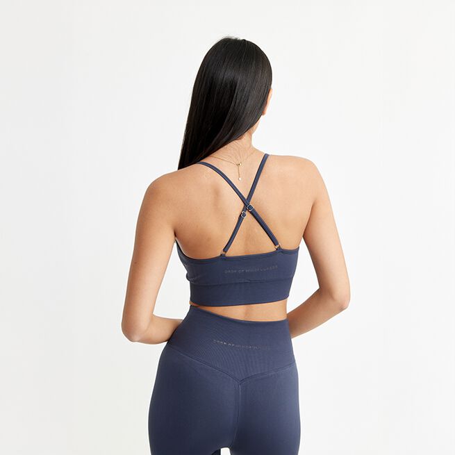 Signature Seamless Bra, Dark Blue, XS  Sport-Bh Mörkblå