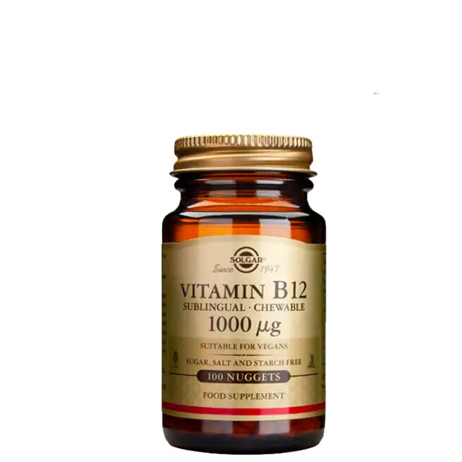 B-12 1000mcg 100 tabletter Vitamin B-12 1000mcg 100 tabletter