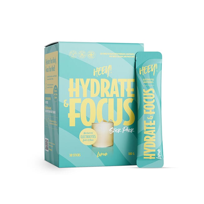 Hydrate & Focus Elektrolyter + Lions Mane Citron 30 Stick Pack Hydrate & Focus Elektrolyter + Lions Mane Citron 30 Stick Pack