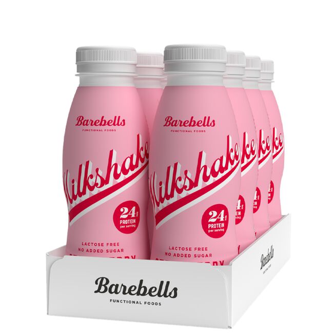 Barebells Protein Milkshake Strawberry 8 x Barebells Protein Milkshake, 330 ml Strawberry
