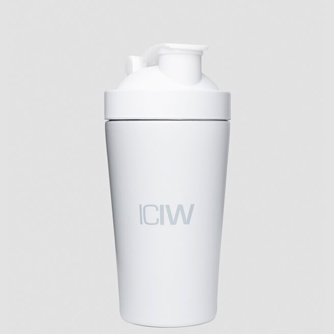ICANIWILL Shaker Stainless Steel 500ml White Shaker Stainless Steel 500ml, White