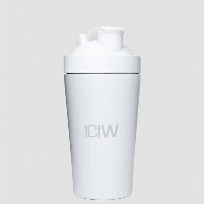 ICANIWILL Shaker Stainless Steel 500ml White