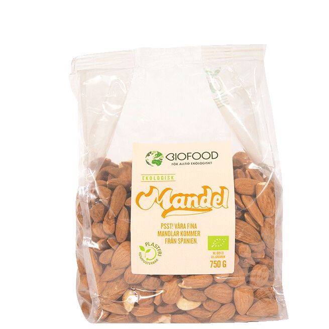 Mandel Hel, 750 g Biofood