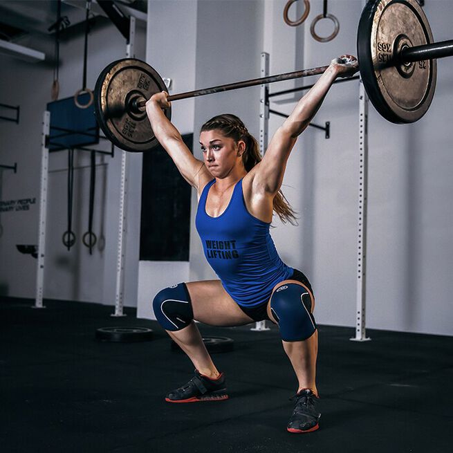 RX Knee Sleeve, 5mm, Navy/Black, XL  RX Knäskydd 5mm Blå/Svart