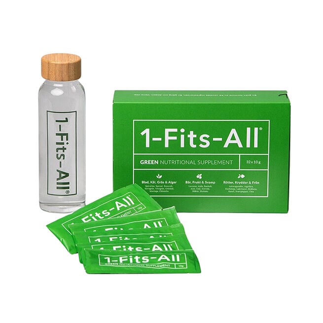 1-Fits-All Månadsförpackning 32 påsar med Flaska  1-Fits-All Månadsförpackning 32 påsar med Flaska