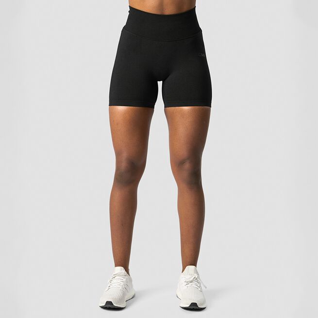 Rush Seamless Shorts, Black, L  Rush Seamless Shorts Svart