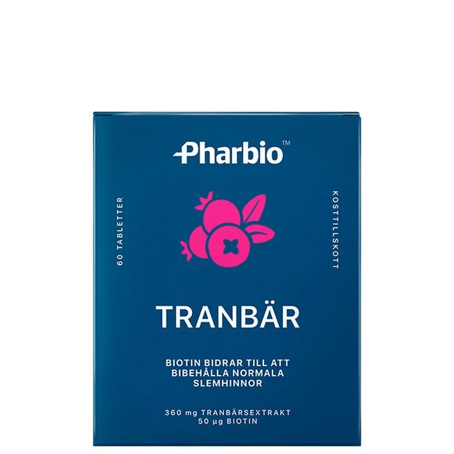  Pharbio Tranbär 60 tabletter