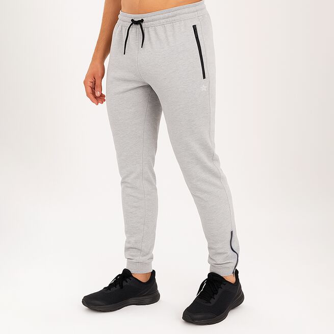 Star Sweatpants Grey Melange, L Sweatpants Grå