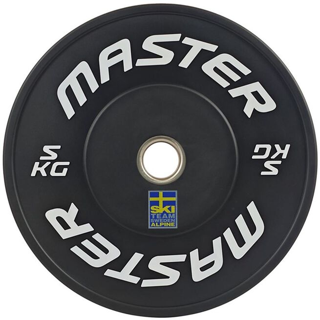 Master Fitness Bumper Ski Black, 5 kg Bumpervikter Ski Svart