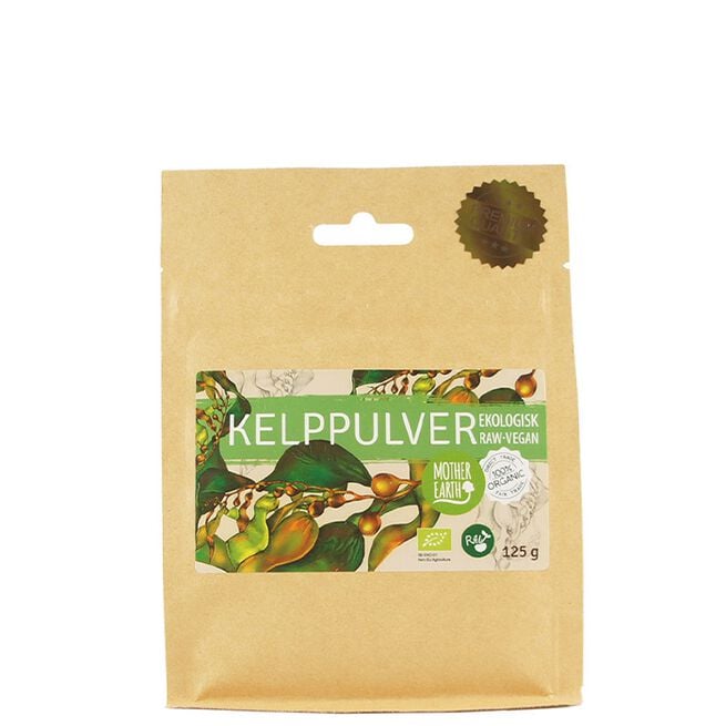 Mother Earth Kelppulver Raw Ekologisk 125 g