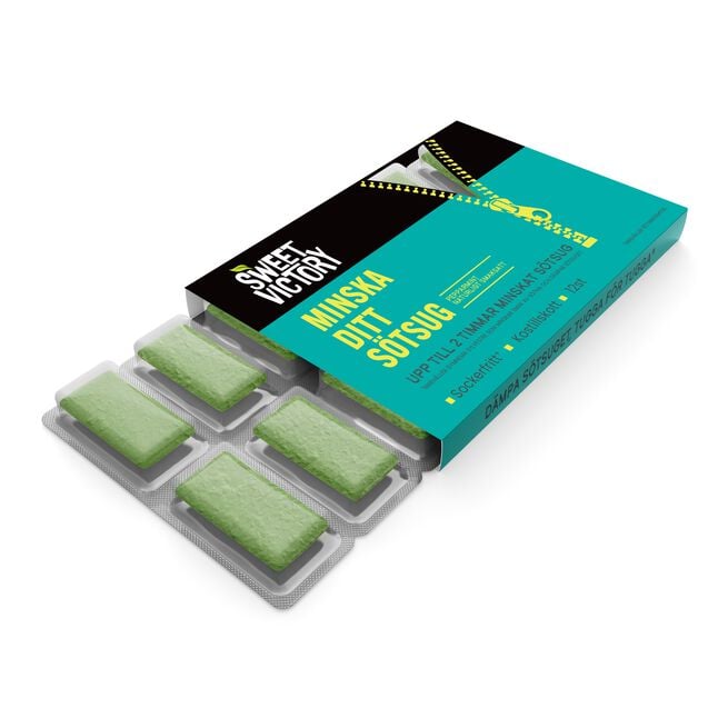 Sockerblockerande Tuggummi Pepparmint 12 st  Sockerblockerande Tuggummi Pepparmint 12 st