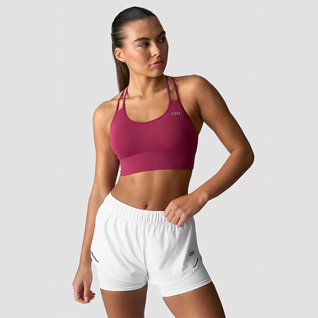 Define Seamless Sports Bra, Magenta Rose, L  Define Seamless Sport-bh Rosa