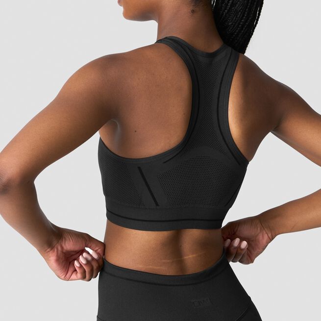 ICIW Endurance Seamless Sports Bra, Dark Grey Endurance Seamless Sport-BH Grå
