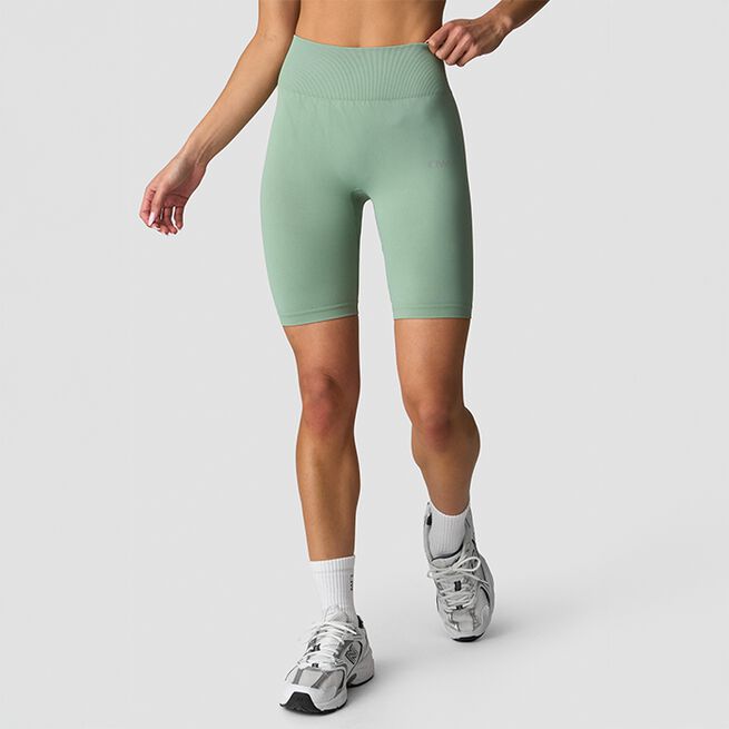 Define Seamless Biker Shorts, Light Moss, XS Define Sömlösa Cykelshorts Ljus Mossgrön