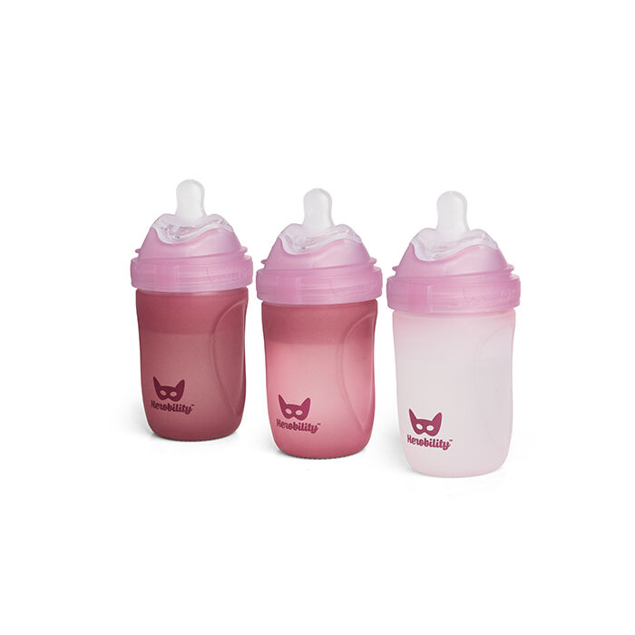 Nappflaskor Rosa 220 ml 3 pack