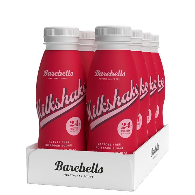 8 x Barebells Protein Milkshake, 330 ml, Raspberry 8 x Barebells Protein Milkshake, 330 ml Raspberry