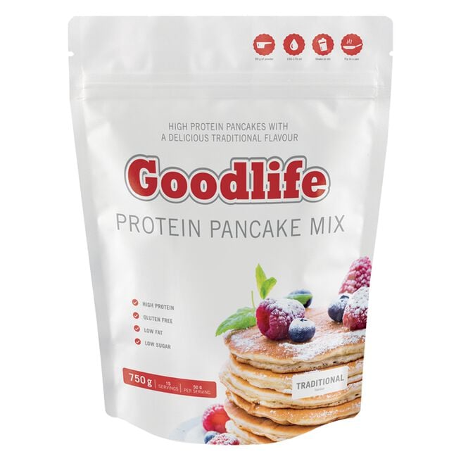 Goodlife Protein Pancakes 750 g, Traditional flavour Proteinpannkakor 750 g Traditional flavour
