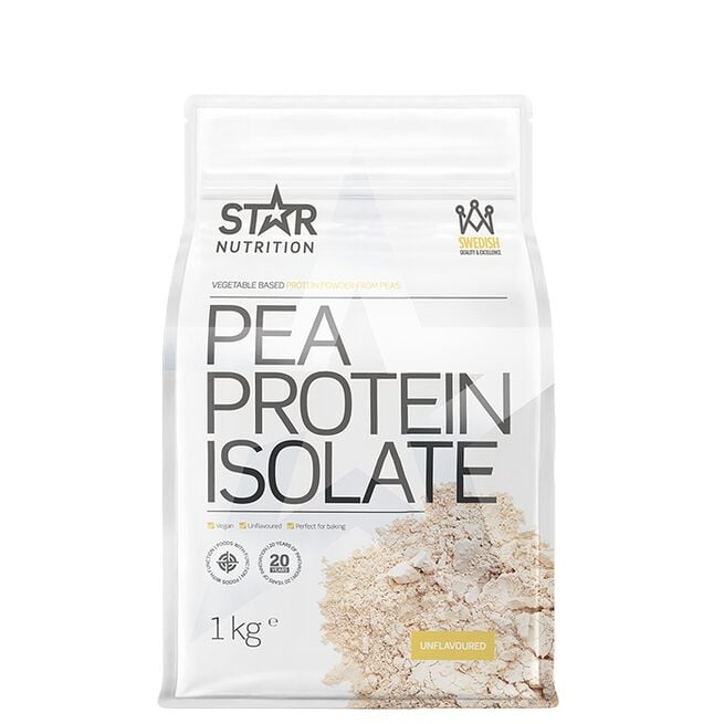 Star nutrition pea protein isolate unflavoured Ärtproteinisolat 1 kg Unflavoured