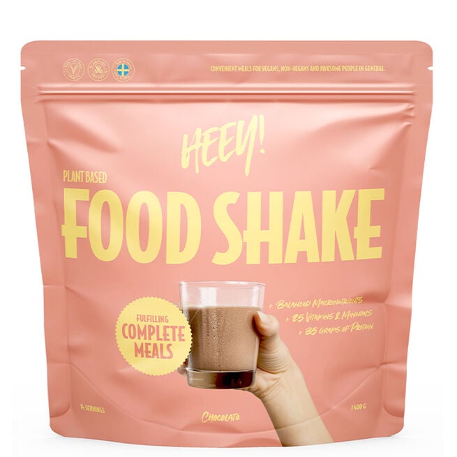 Heey! Vegansk Food Shake Måltidsersättning Choklad 1400 g Vegansk Food Shake Måltidsersättning Choklad 1400 g
