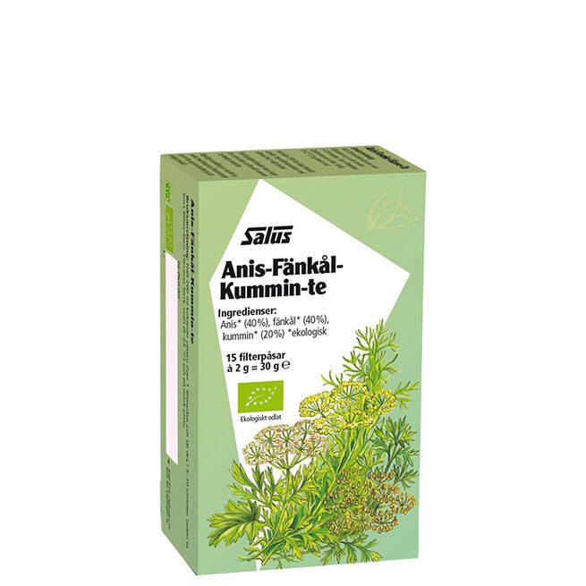 Salus Anis Fänkål Kummin, 15 p EKO Salus Anis Fänkål Kummin 15 p Anis-Fänkål