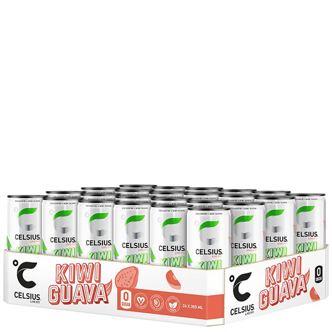 24 x Celsius, 355 ml, Kiwi Guava 24 x Celsius Energidryck 355 ml Kiwi Guava