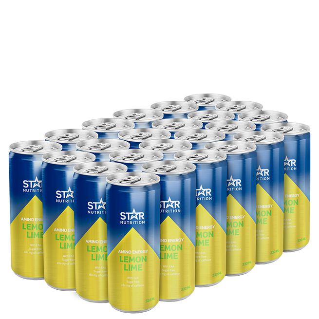 24 x Star Nutrition Amino Energy, 330 ml, Lemon Lime 24 x Star Nutrition Amino Energy, 330 ml Lemon Lime (NEW)