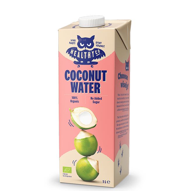 HealthyCo Ekologiskt Kokosvatten, 1 L  Ekologiskt Kokosvatten 1 L Kokos