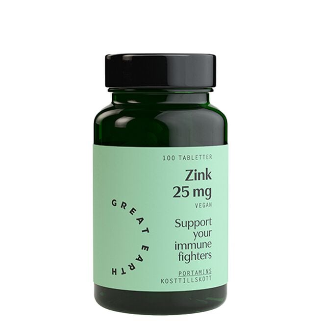 Zink 25mg 100 tabletter Zink 25mg 100 tabletter