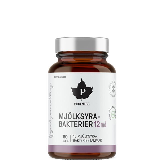 Mjölksyrabakterier 12 md 60 kapslar Mjölksyrabakterier 12 md 60 kapslar