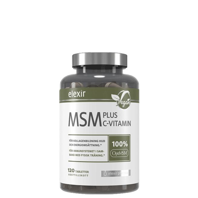 MSM + C Vitamin 120 tabletter MSM + C Vitamin 120 tabletter