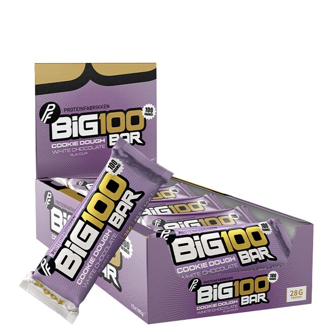 15 x Big 100 Protein Bar 100 g Cookie Dough 15 x Big 100 Proteinbar 100 g Cookie Dough