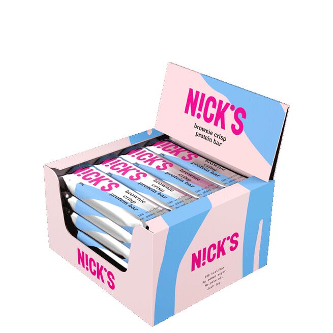 Nicks Protein Bar Brownie 12 x NICKS Protein Bar 50 g Brownie