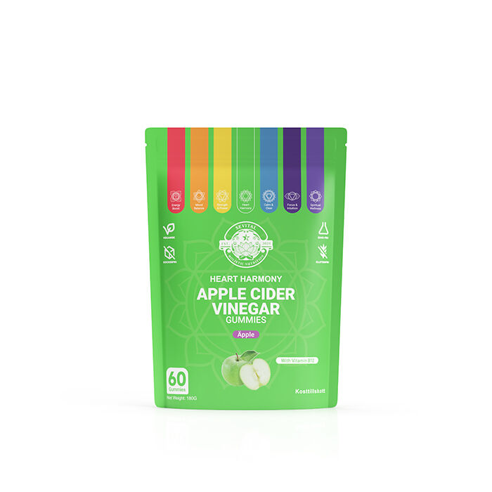 &Auml;ppelcidervin&auml;ger Gummies 60 st &Aring;pple