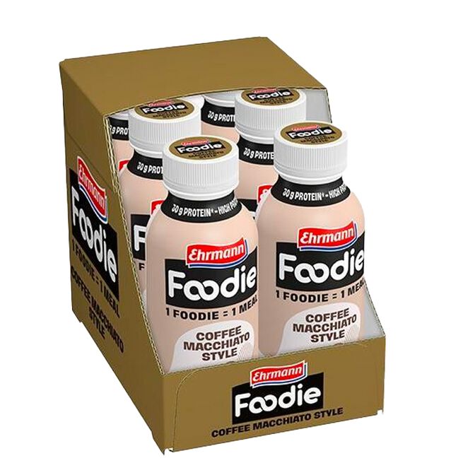 Flak Ehrmann Foodie Måltidsersättning 400 ml Kaffe Macchiato Flak Ehrmann Foodie Måltidsersättning 400 ml Kaffe Macchiato