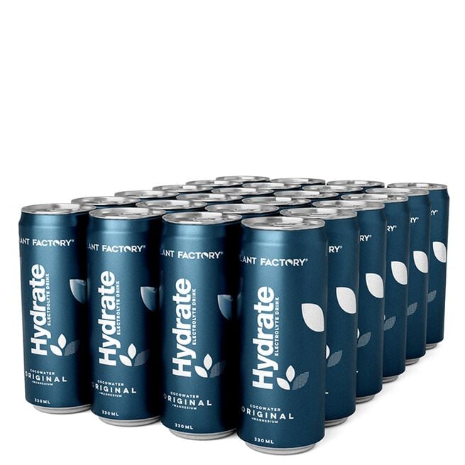 Flak Hydrate, 330 ml, Original 24 x Hydrate Kolsyrat Kokosvatten Flak 330 ml Original