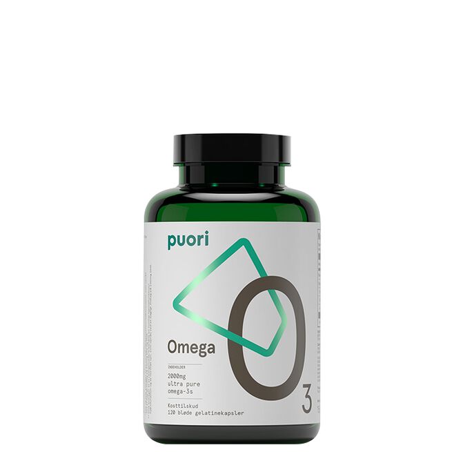 O3 Omega-3 Puori Omega-3 120 kapslar Citron Citron
