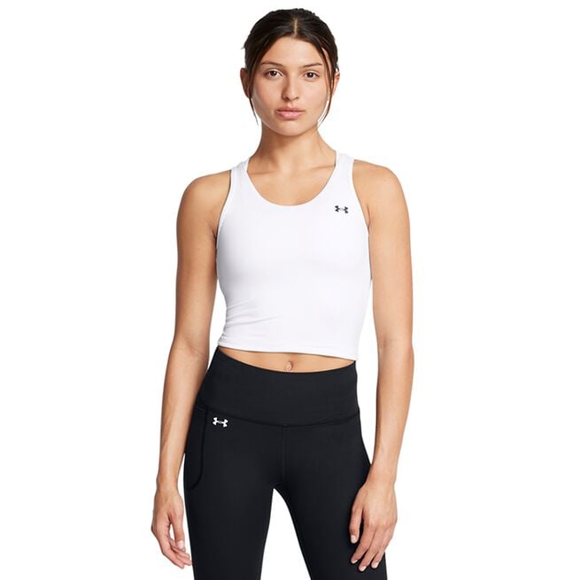 Under Armour Project Rock Motion Tank EMEA, White Motion Linne Vit