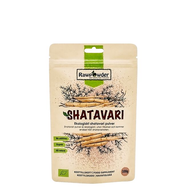 Rawpowder Ekologisk Shatavari Pulver 100 g
