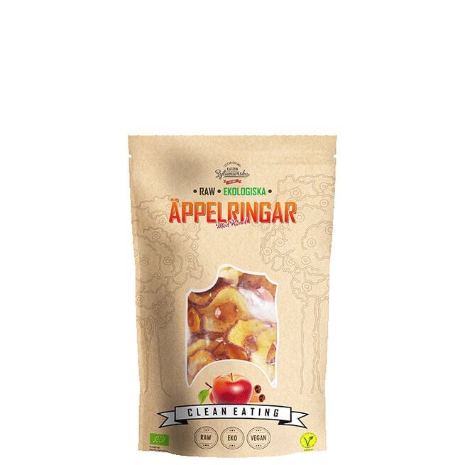 Ekologiska Äppelringar Med Kanel, 50 g Äppelringar Med Kanel 50 g