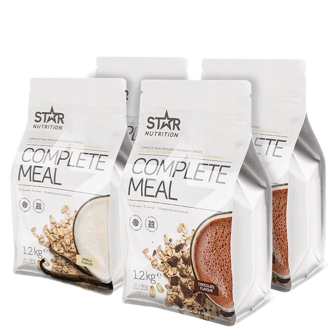 Star Nutrition Complete Meal x4 4 x Complete Meal Måltidsersättning 1,2 kg