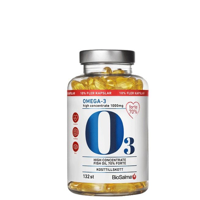 Omega3 Forte 70% 1000 mg 132 kapslar Omega3 Forte 70% 1000 mg 132 kapslar