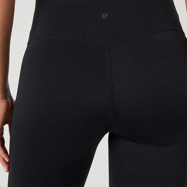 Borg Flare Tights, Black Beauty, L  Flare Tights Svart