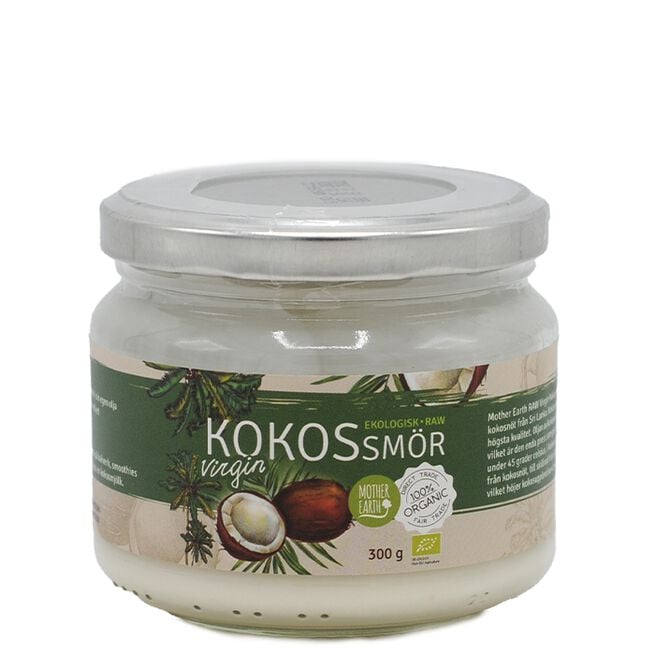 Kokossmör Premium Raw Ekologisk 300 g