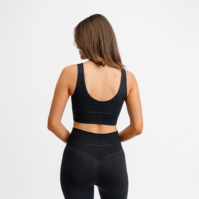Flow Bra, Black, XS  Flow Sport-bh Svart