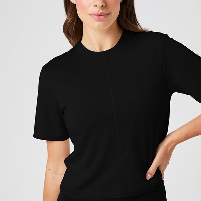 Studio Soft Cropped T-shirt, Black Beauty, L  Studio Soft Cropped T-shirt Svart