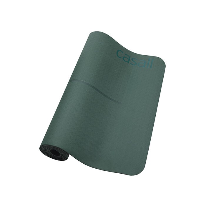 Yogamatta Position 4 mm Gr&ouml;n Svart